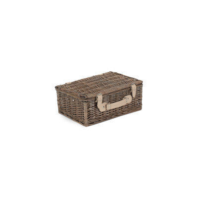 Wicker 2 Person 14" Fitted Picnic Hamper