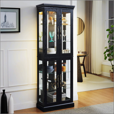 Vitrine vitrée élégante