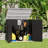 KINYING Outdoor Horizontal Storage Shed, 48 Cu.Ft Outdoor Storage Box For Garden,Patio And Backyard,Customized Shelves &Lockable-114468541