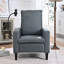 Fauteuil inclinable moderne avec support pour téléphone portable et porte-gobelet