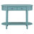 Elegant Retro Console Table With Curved Design And Smooth Glaze, Ideal For Entryways, Living Rooms And Hallways, Offering Versatile Functionality And Timeless Style.-978767030