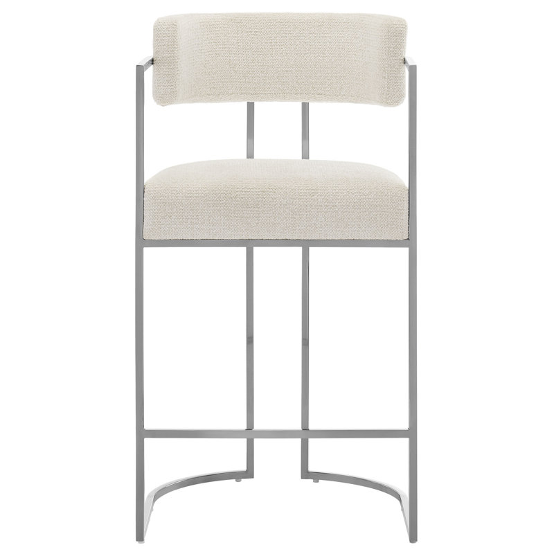 Tabouret de comptoir Huron, Crème