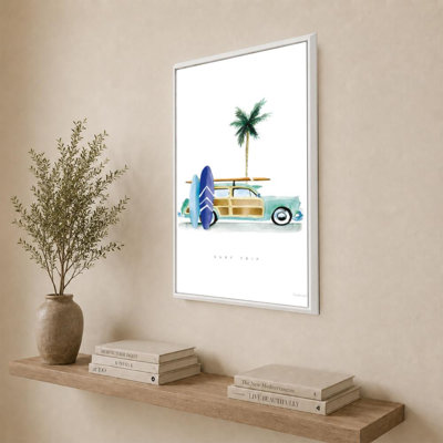 Surf Days I by Mercedes Lopez Charro - Graphic Art on Canvas