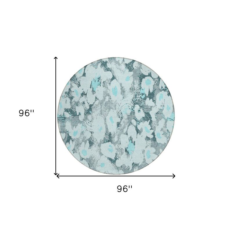 Tapis d'intérieur rond 8 pi