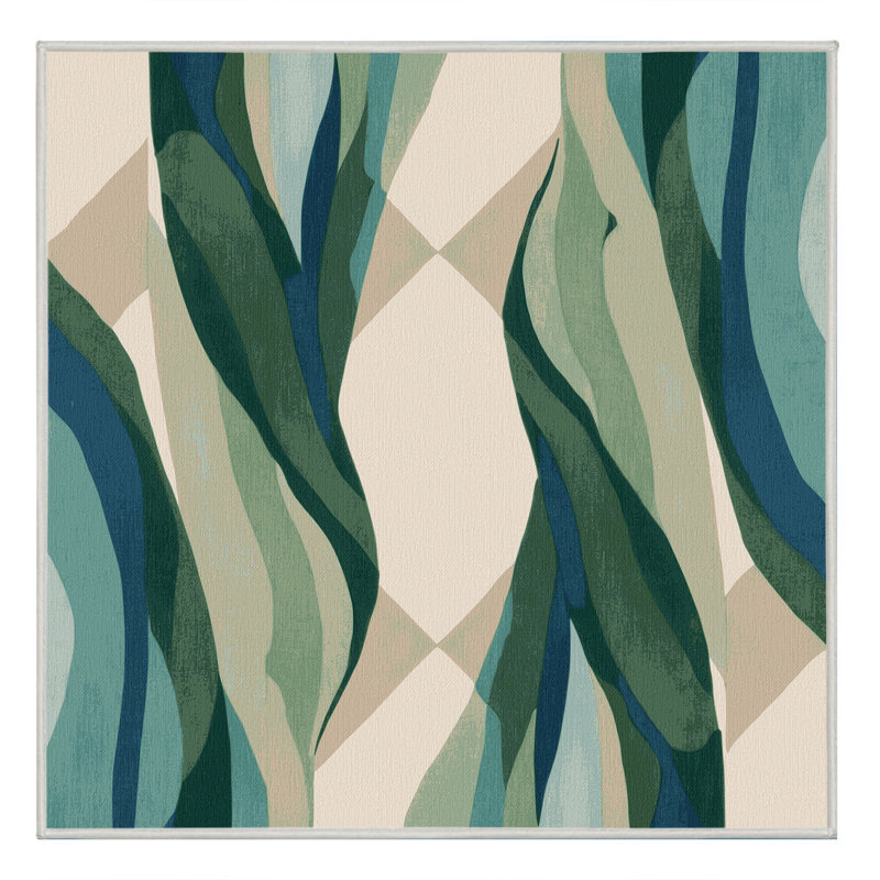 Lunar Horizon Rug, Square 5'