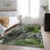 Premium Machine Washable Cerrito AMF503 Green Rug
