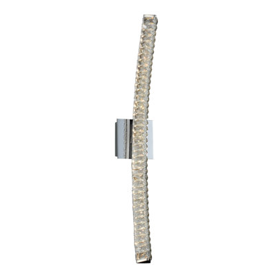Aries 1 LT Chrome/Clear Wall Sconce Allegri