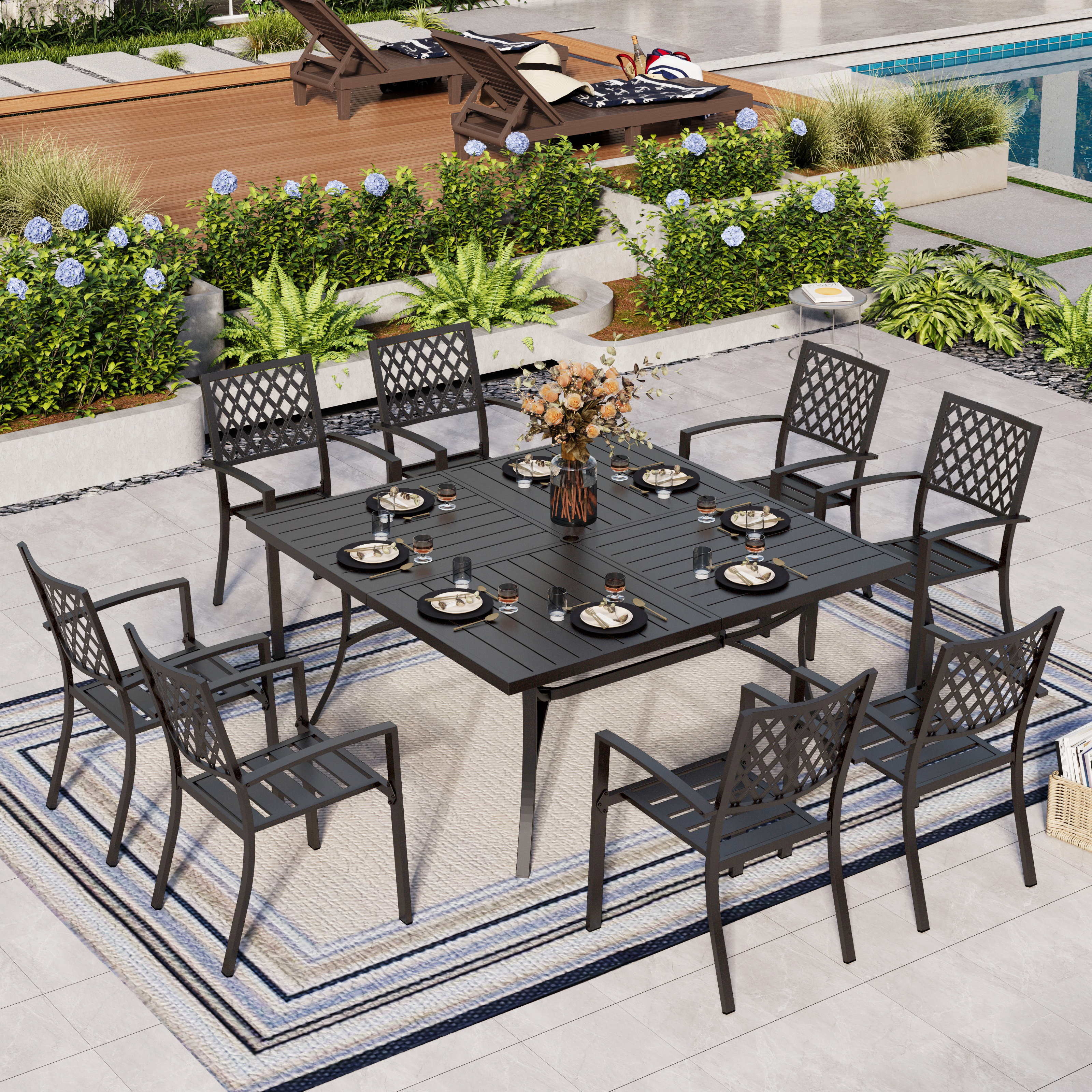 Piece Patio Dining Sets Menards Menards Outdoor Patio Dining Sets