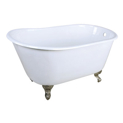 Baignoire de trempage autoportante 48 po x 28 po en acrylique