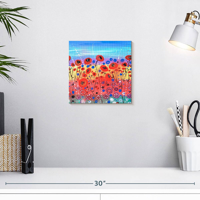 Floraison en été, H 10 po x l 10 po