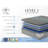 Restonic Comfort Care 13" Hybrid Mattress, Individual Pocketed Coil Mattress , Plush Comfort-1614584260