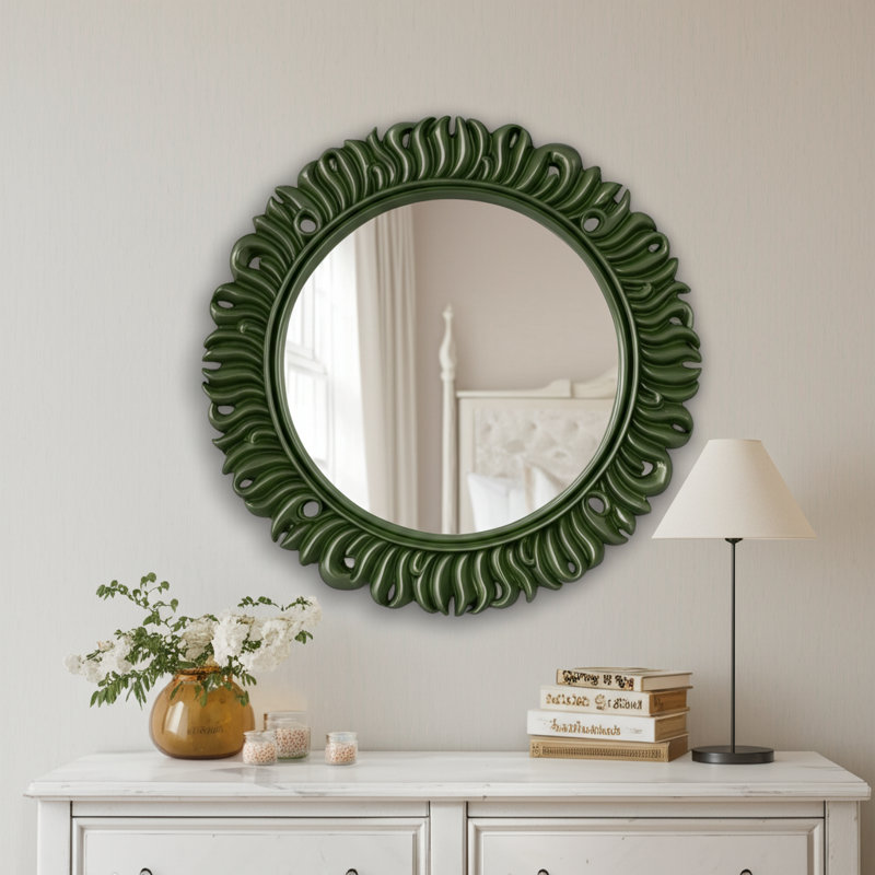El Castillo Sun Mirror Hunter Green, Green