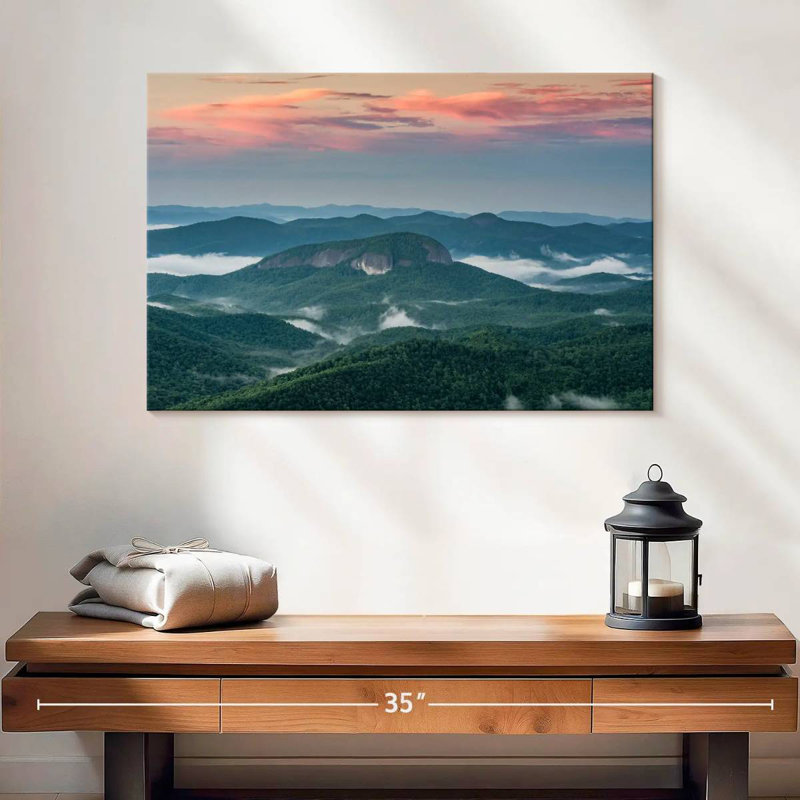 Kerrick Misty Blue Ridge Mountains, H 16 po x l 24 po