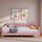 Upholstered Daybed With 4 Support Legs And Button Tufted Design-747510268-747510270