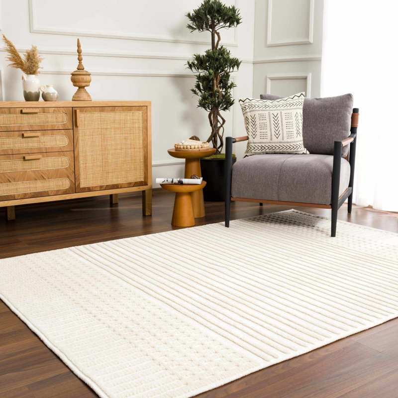 Indrit Striped Indoor Rug, Rectangle 7'10" x 10'1"