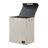 Corduroy Collapsible Laundry Hamper with Lid-1364900376