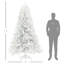 Auto Open Unlit Tall Artificial Christmas Tree With Steel Base-1991657399