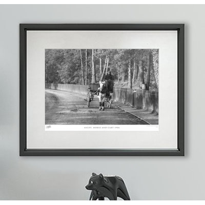 Ascot, Horse and Cart 1906 1 Piece Single Picture Frame Wall Art