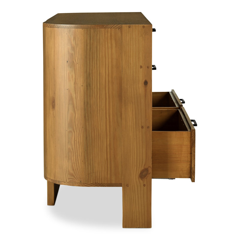 Commode 6 tiroirs Agardi - brun