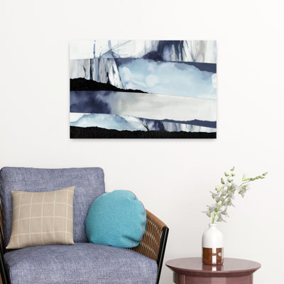Layers of Storm and Ice II, art mural contemporain abstrait