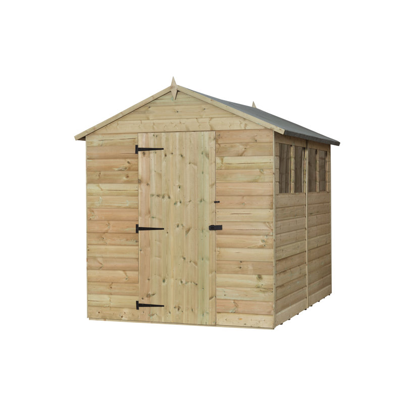 Premier Apex Shiplap Wooden Shed, 5ft. W x 12ft. D