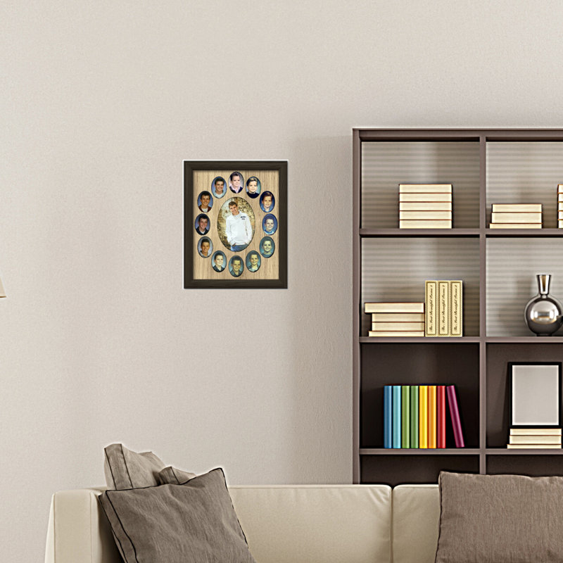 Wood Matte Picture Frame with Mat, Epresso