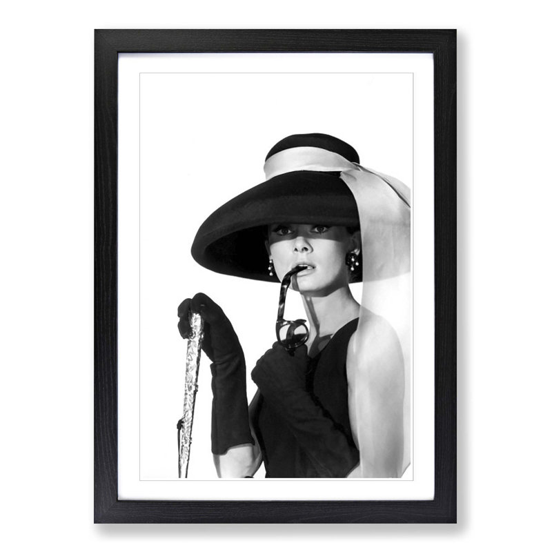 Single Picture Frame Print, Black
