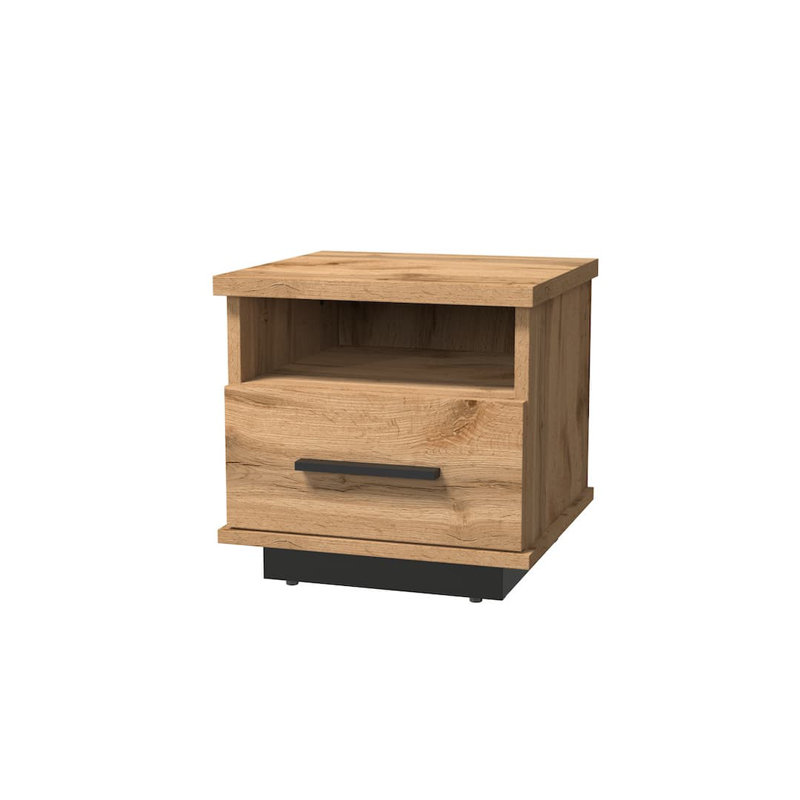 Siarra 37cm W Manufactured Wood Bedside Table