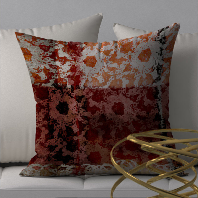 Housse de coussin carrée/insert, 18 po x 18 po