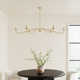 Zoyla 6 Light Metal Dimmable Chandelier