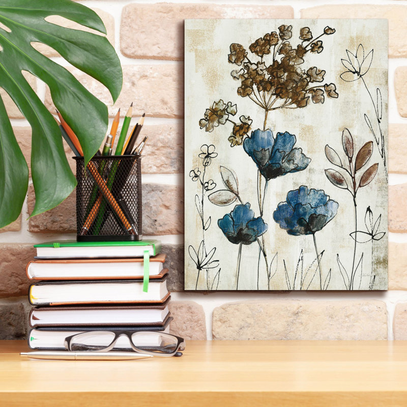 Art mural sur toile Epic Graffiti «Botanical Trio 2 Neutral» par Silvia Vassileva, 12 po x 16 po