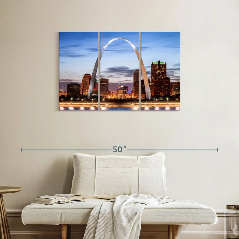 Iconic Gateway Arch, H 24 po x l 38 po