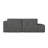 Berlare 2 - Piece Compression Upholstered Boneless Corduroy L-Shaped Modular Sectional Sofa Set – Fully Compressed, No Assembly Required-480882446-481251880