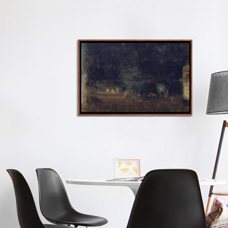 Print, 66.04 cm H x 101.6 cm W x 4.445 cm D, Classic Wood