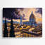 Art mural mauve avec villes, Florence, Italie-944246028