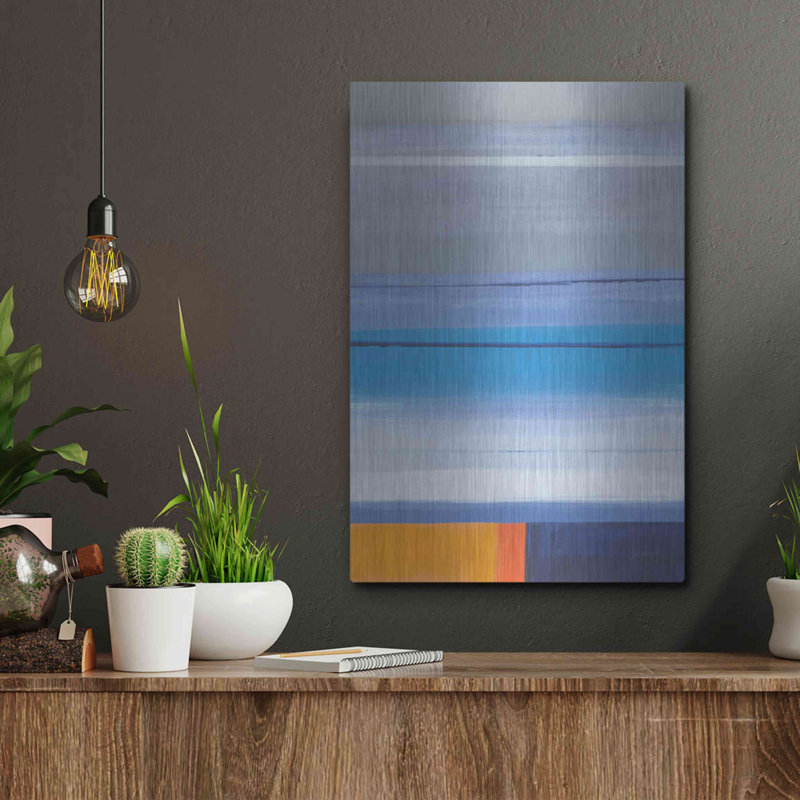 Red Barrel Studio 'Sight Lines' by Jo Maye, Metal Wall Art, 16" H x 12" W