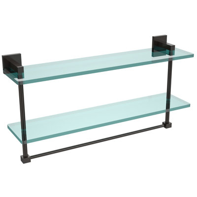 Haranu 2 Piece Tiered Shelf with Towel Bar