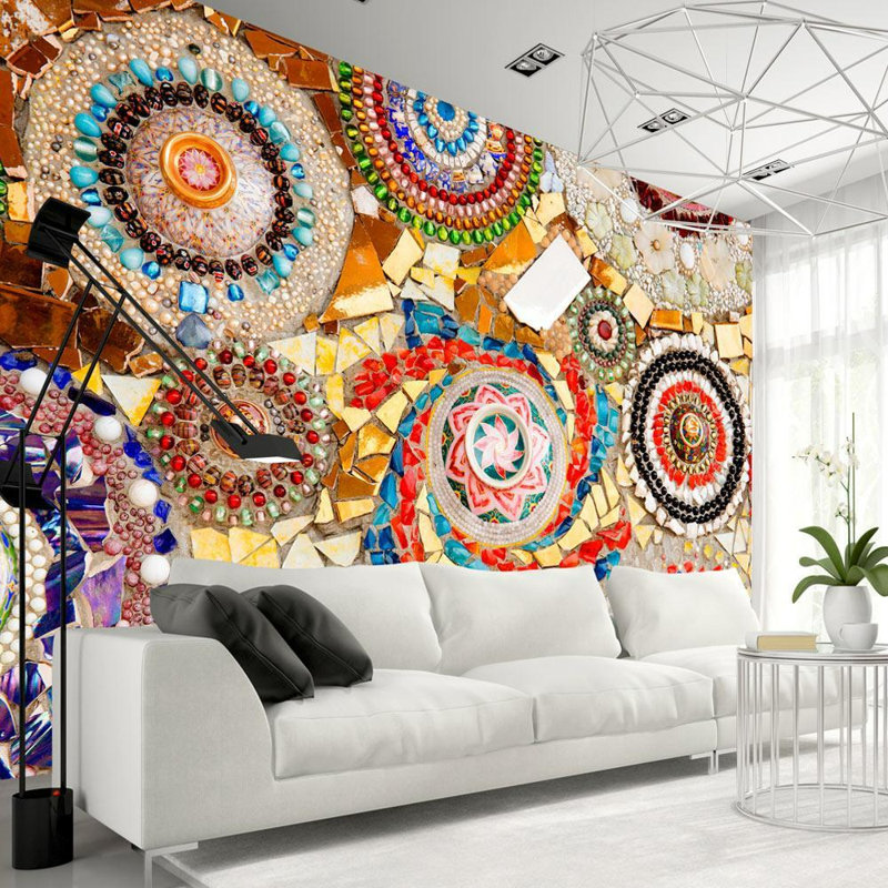 Abstract Wall Mural, 82" L x 118" W