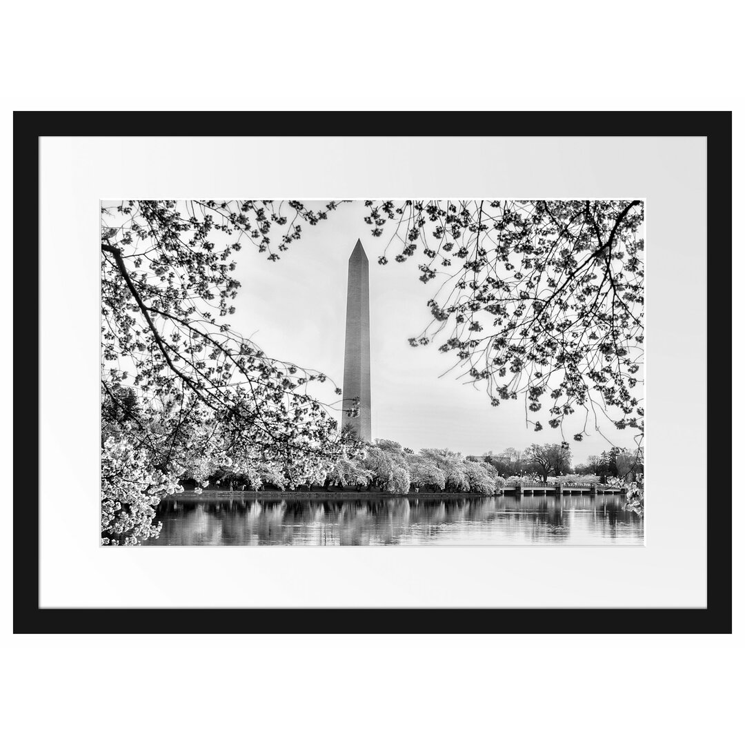 Gerahmtes Poster Jefferson Memorial