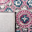 Tapis oriental en laine et coton touffeté à la main avec micro-boucle-1580282913