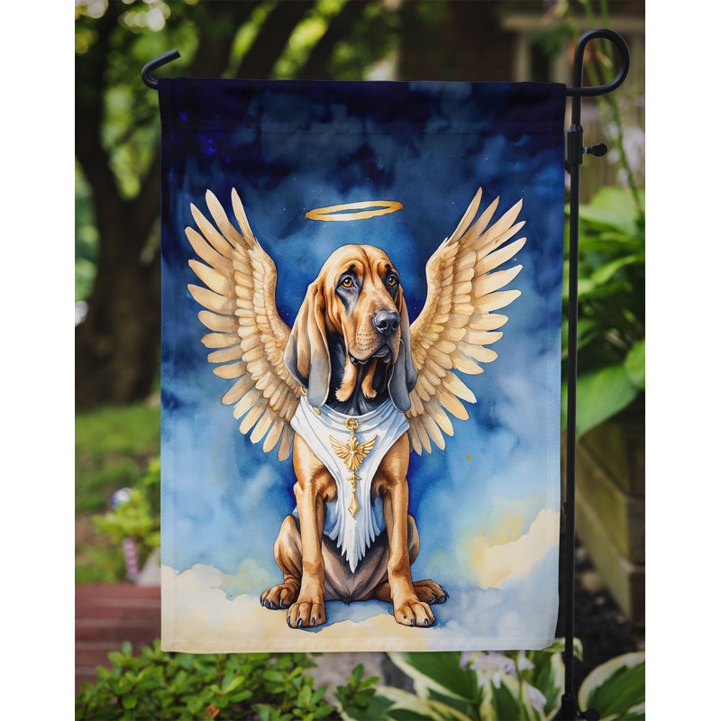 Drapeau de jardin «Bloodhound My Angel Garden»
