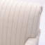 Fauteuil en polyester naturel avec 4 pieds