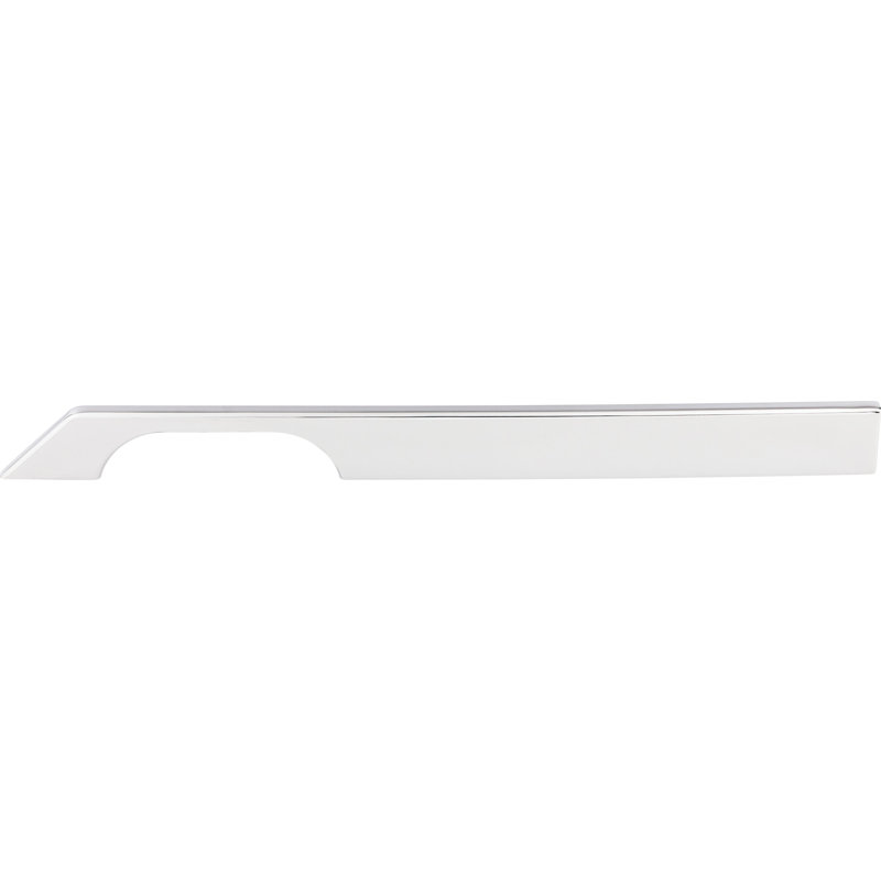 Tapered Bar pull, Polished Chrome, 12" Center to Center