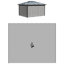 Rideaux universels pour tonnelle 3 m x 3 m, 4 panneaux, gris pâle-90564474-98229719