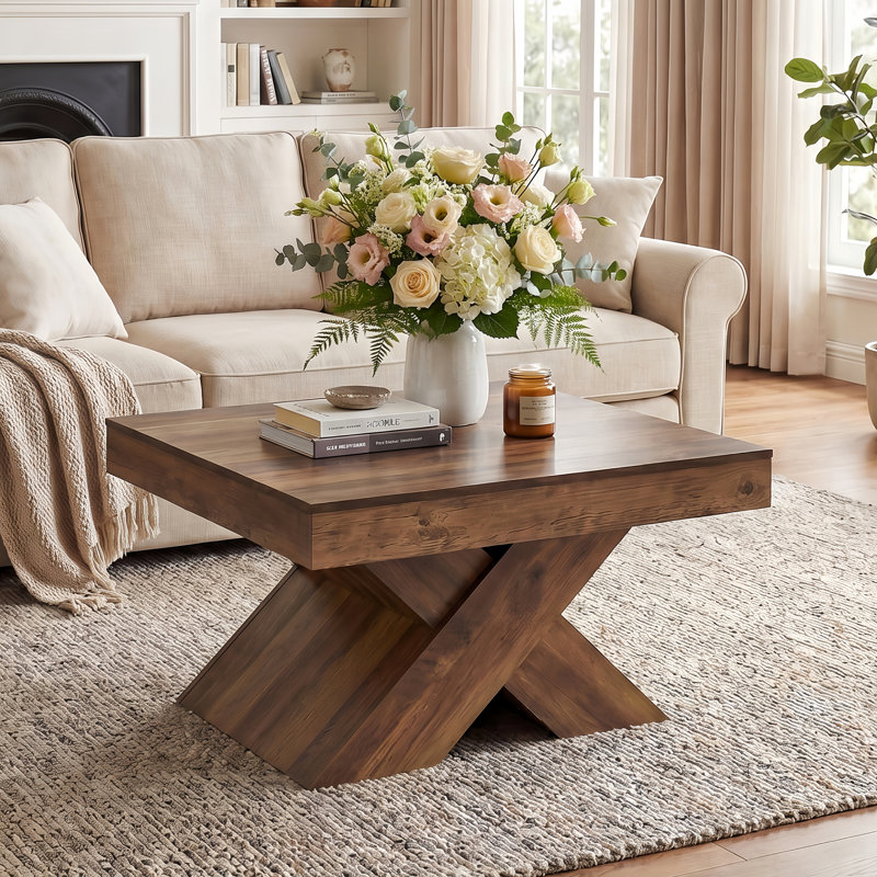 Cross Legs Coffee Table