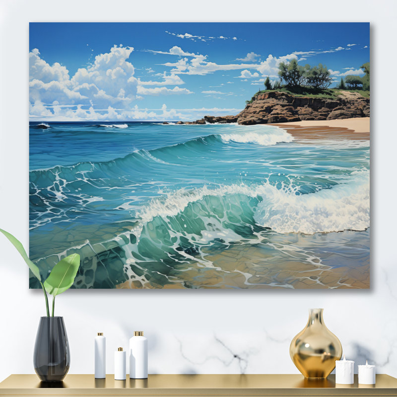 Thai Coastal Paradise - Nautical & Beach Canvas Wall Art, Toile tendue, H 34 po x l 44 po x P 1,5 po
