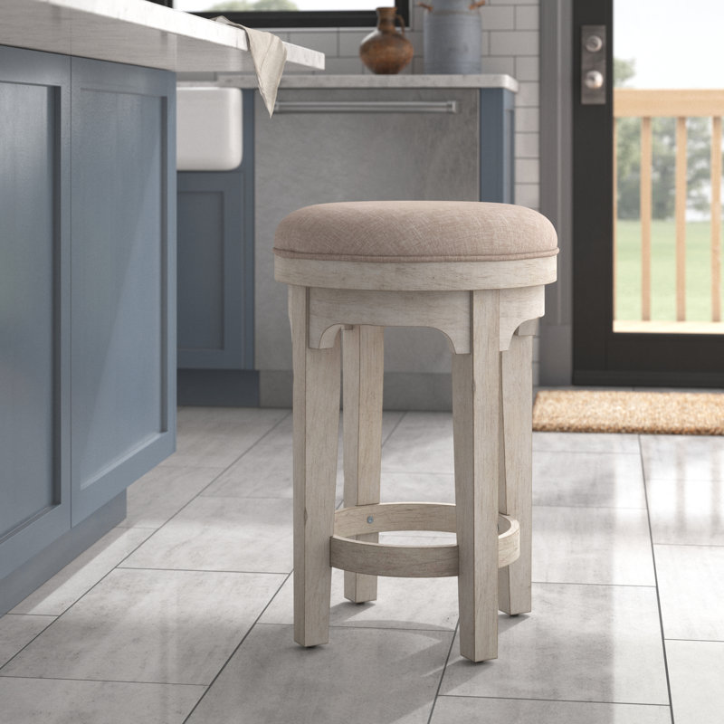 Swivel Upholstered Counter Stool