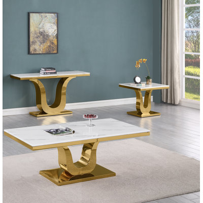 Ensemble de 3 tables basses