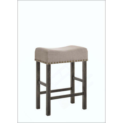 Linen & Counter Height Stool Set, Compact And Elegant For Modern Dining And Bar Areas