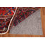 Tapis rouge à motif géométrique traditionnel 10 x 13